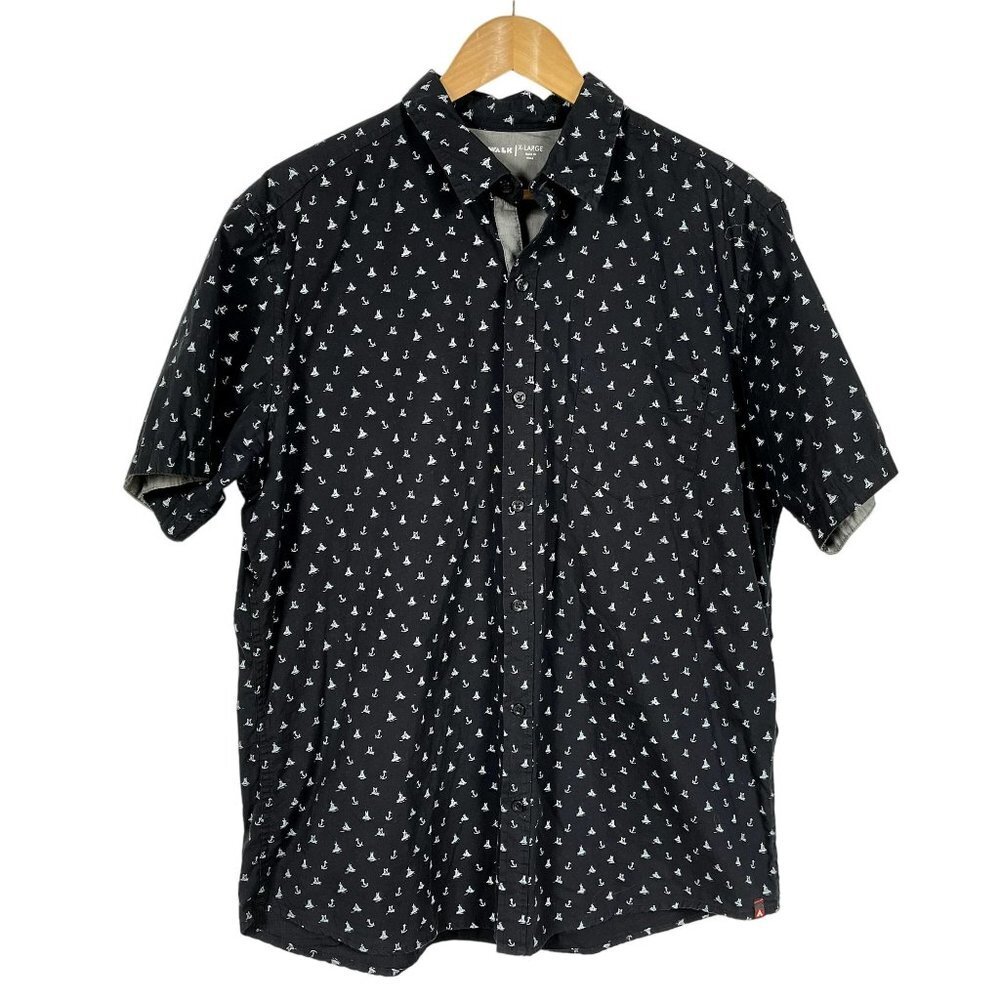 Airwalk Short Sleeve‎ Button Down Shirt Size XL
